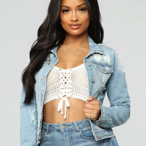 With An Attitude Denim Jacket